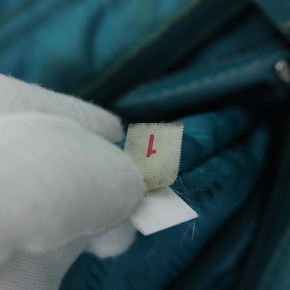 PRADA Nylon 2 Way Hand Bag Turquoise Blue Auth 80110 - Picture 12 of 16